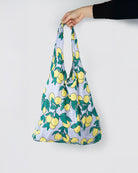 Grocery tote bags side view