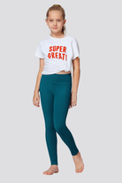 Girls leggings Dark Teal