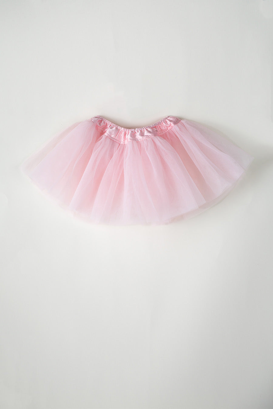 full-body pink tutu skirt front view