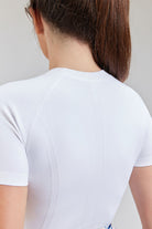 White best yoga clothes back view