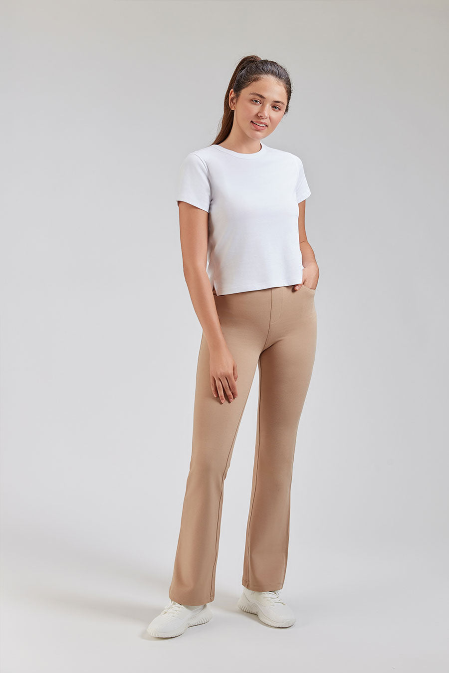 Women Casual Pants Khaki