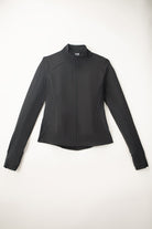 Charcoal sports jacket women front view