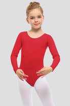 red long sleeve leotard look book