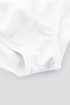 white leotard detail