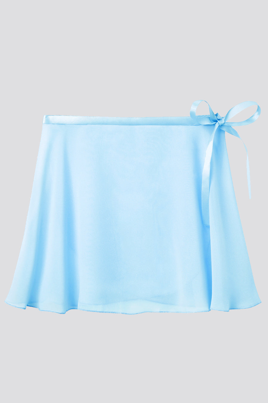 blue ballet wrap skirt top iew