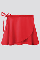 red chiffon skirt pairs with any ballet leotard