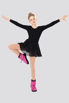 Fuchsia ballet warm up booties full-body