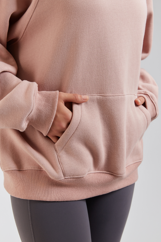 hoodie Rose Clay lightweight women pocket