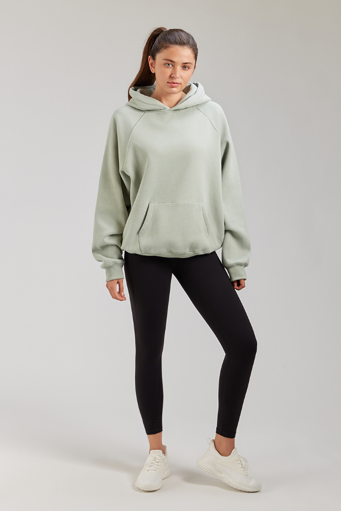 hoodie Mint Green lightweight women full-body