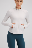 Chalk sports jacket women front view