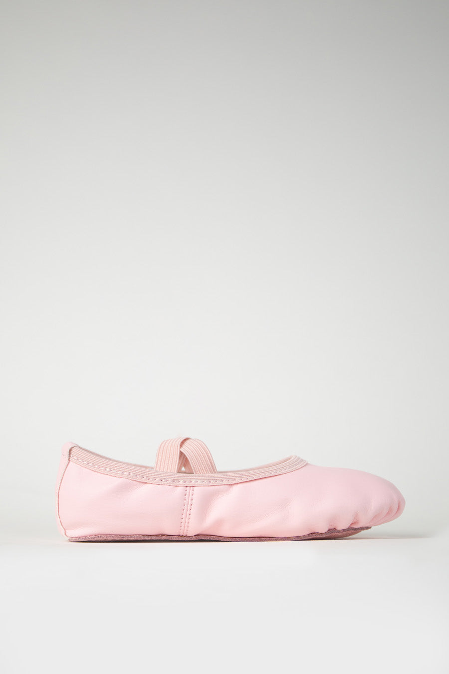 Girl's PU Full Leather Ballet Shoes (Full Sole) side view