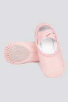 pink ballet shoes front view