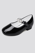 Black mary jane shoes for girls side view 