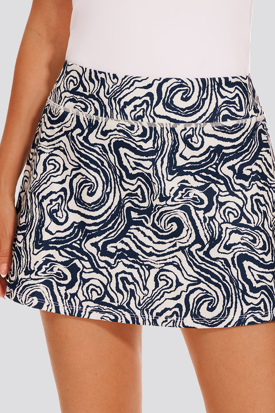 Wavy Ink tennis skirt detail