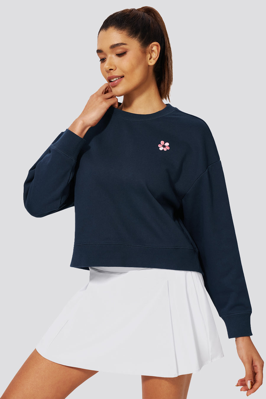 Womens cropped sweatshirts