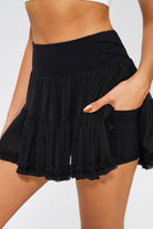 Black tennis skirt pockets