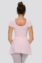 pink tulle skirt back view detail