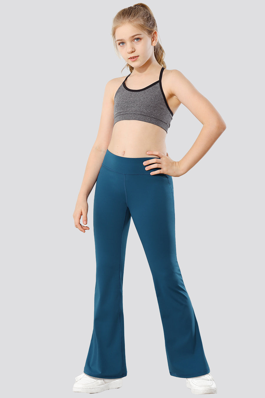 Oceanic flared leggings girls