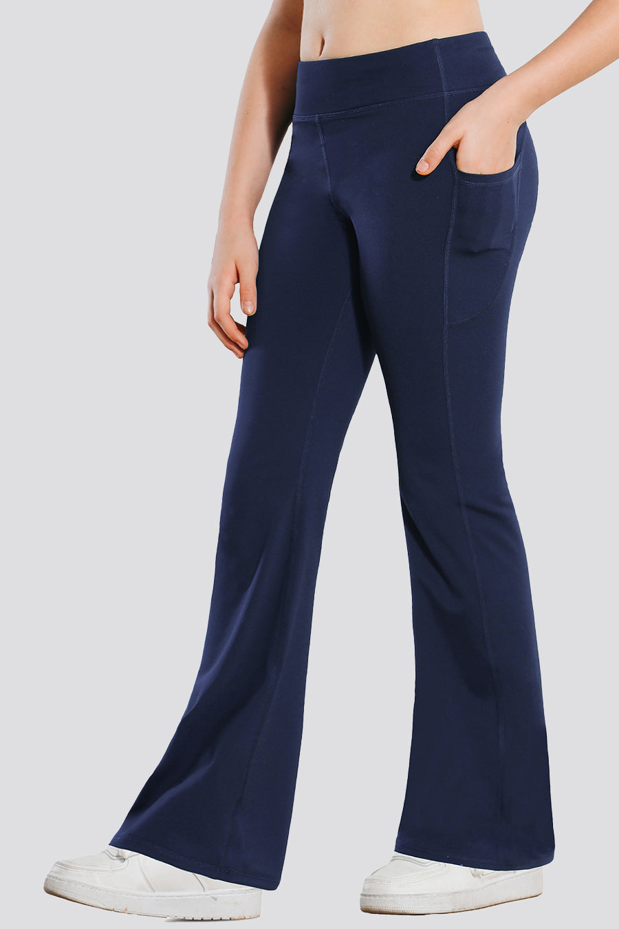 High waisted leggings navy