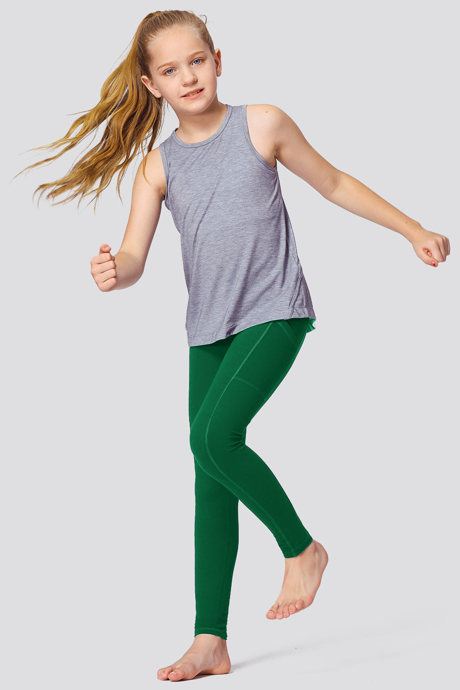 Girls leggings Evergreen