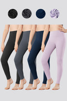 Four color yoga pants front view 