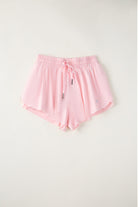 girls pink skorts front view