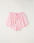 girls pink skorts front view