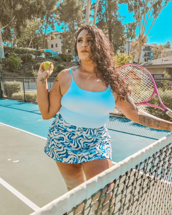 Tennis skirt full-body