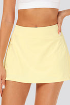 Lemon Butter tennis skirt front view