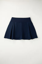 Navy tennis skirt front view