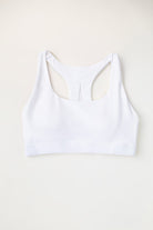 white sports bra 