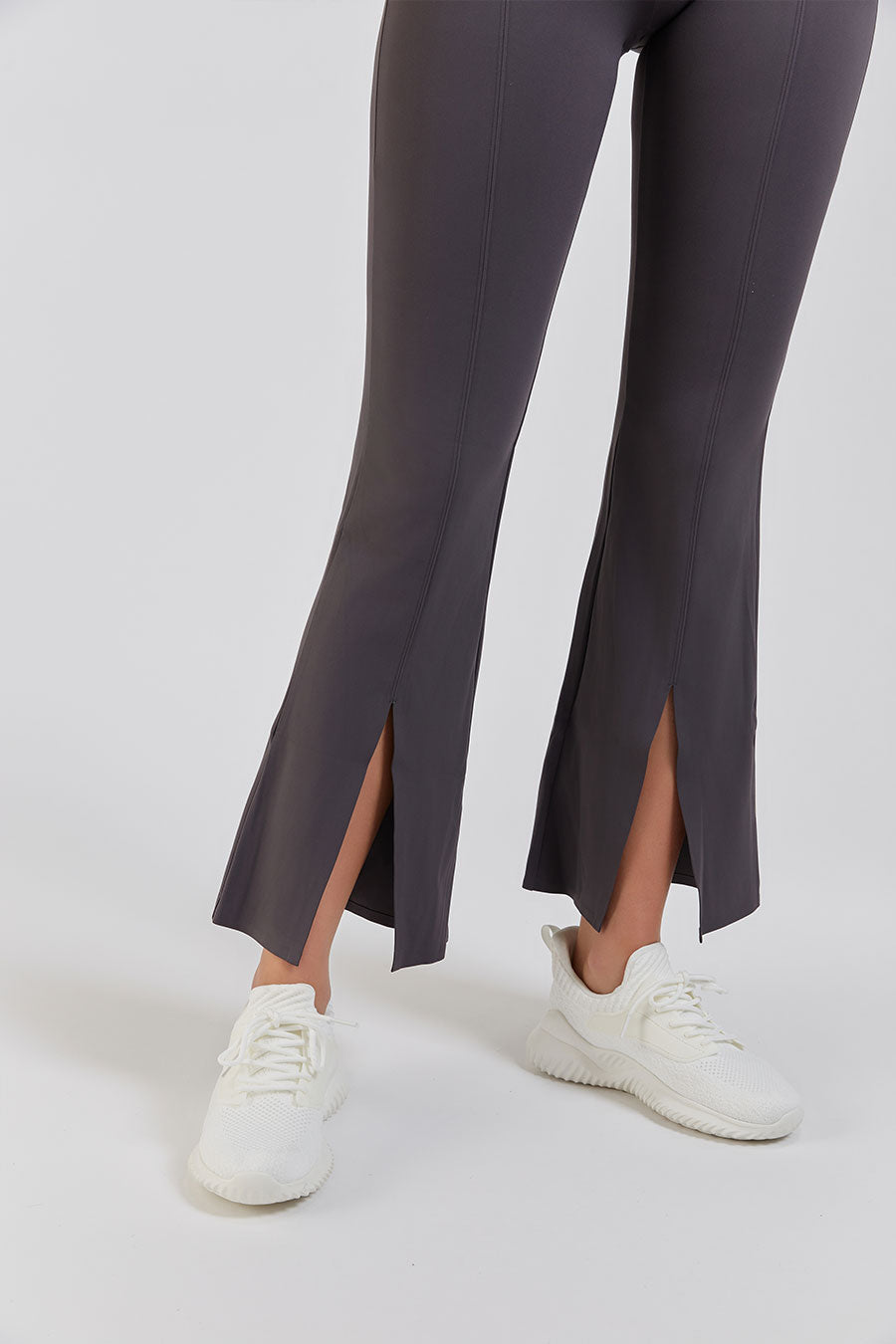 flare yoga pants detail