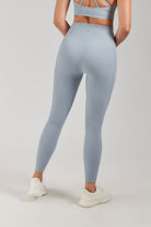 Women Yoga Pants Steel Blue back view