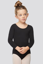 black long sleeve leotard