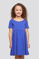  Royal Blue a line dress