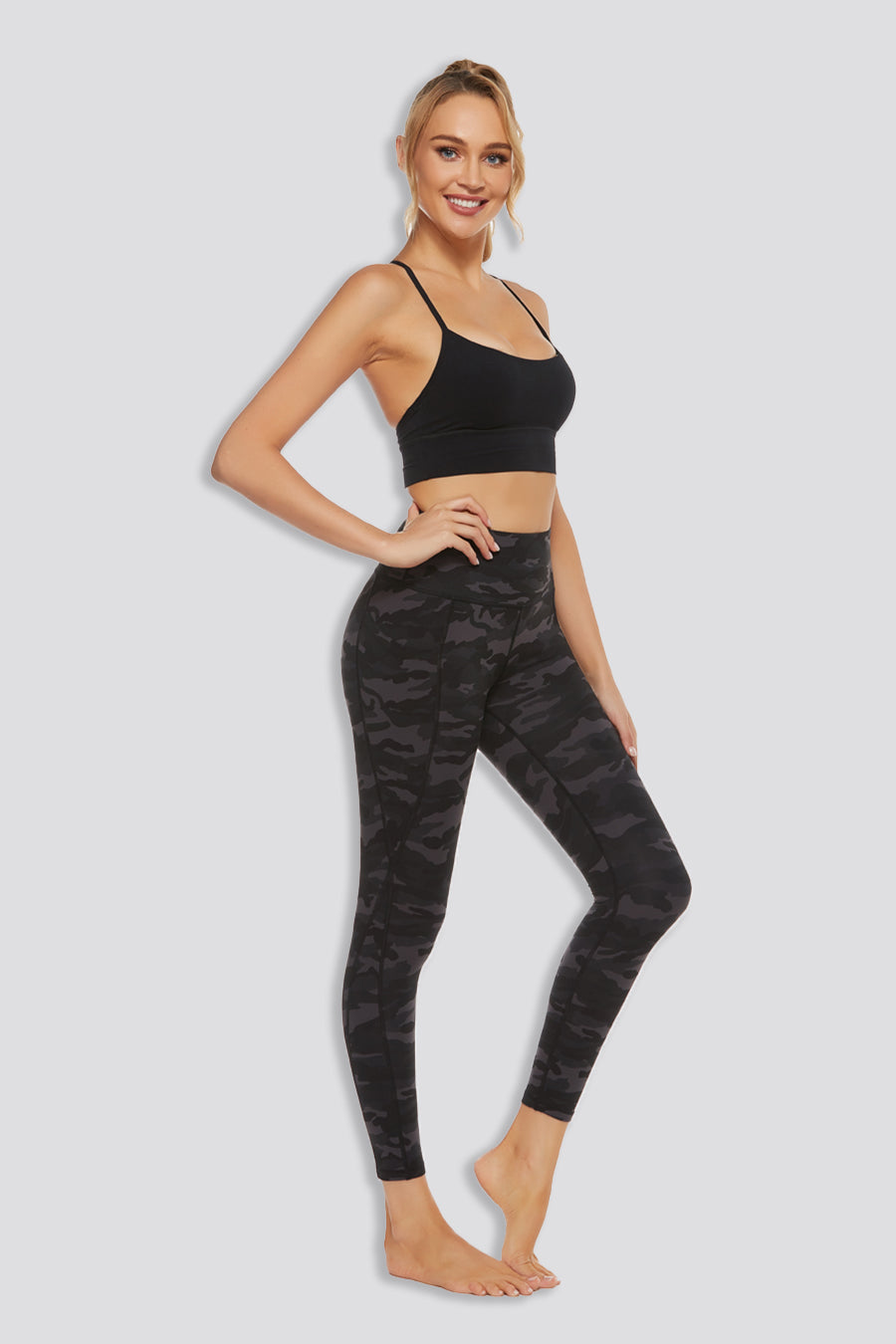 leggings for women Gray Camo