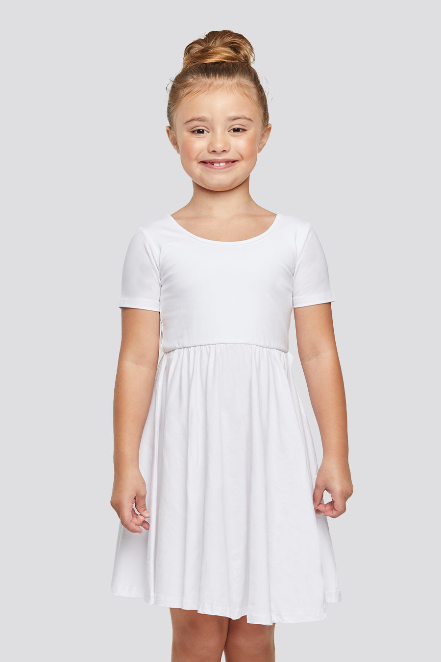 white a line dress