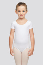 short sleeve leotard White 