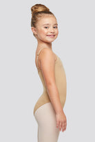 nude camisole leotard side view