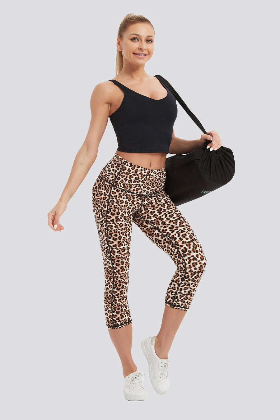 capri leggings Leopard