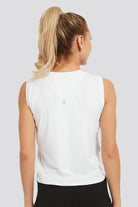 crop tank top white back view