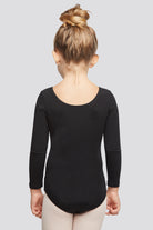 black long sleeve leotard