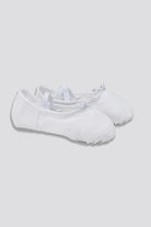 Women white ballet shoes