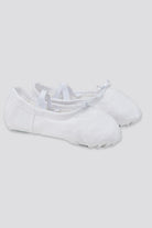 Boys canvas ballet shoes white