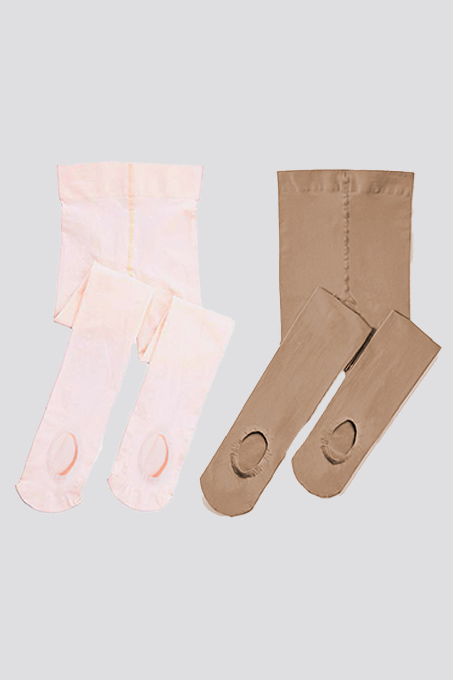 transition tights dance 1ballet pink & 1tan