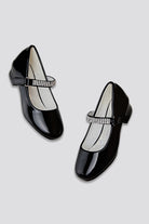 Low Heel Mary Jane Shoes black side