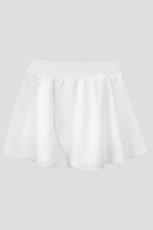 chiffon skirt white