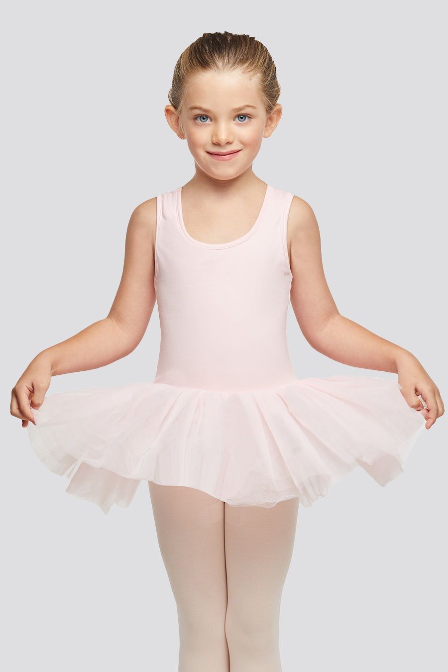 tutu dress for toddler girls ballet pink front view