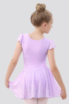 ballet leotard with skirt Purple back view