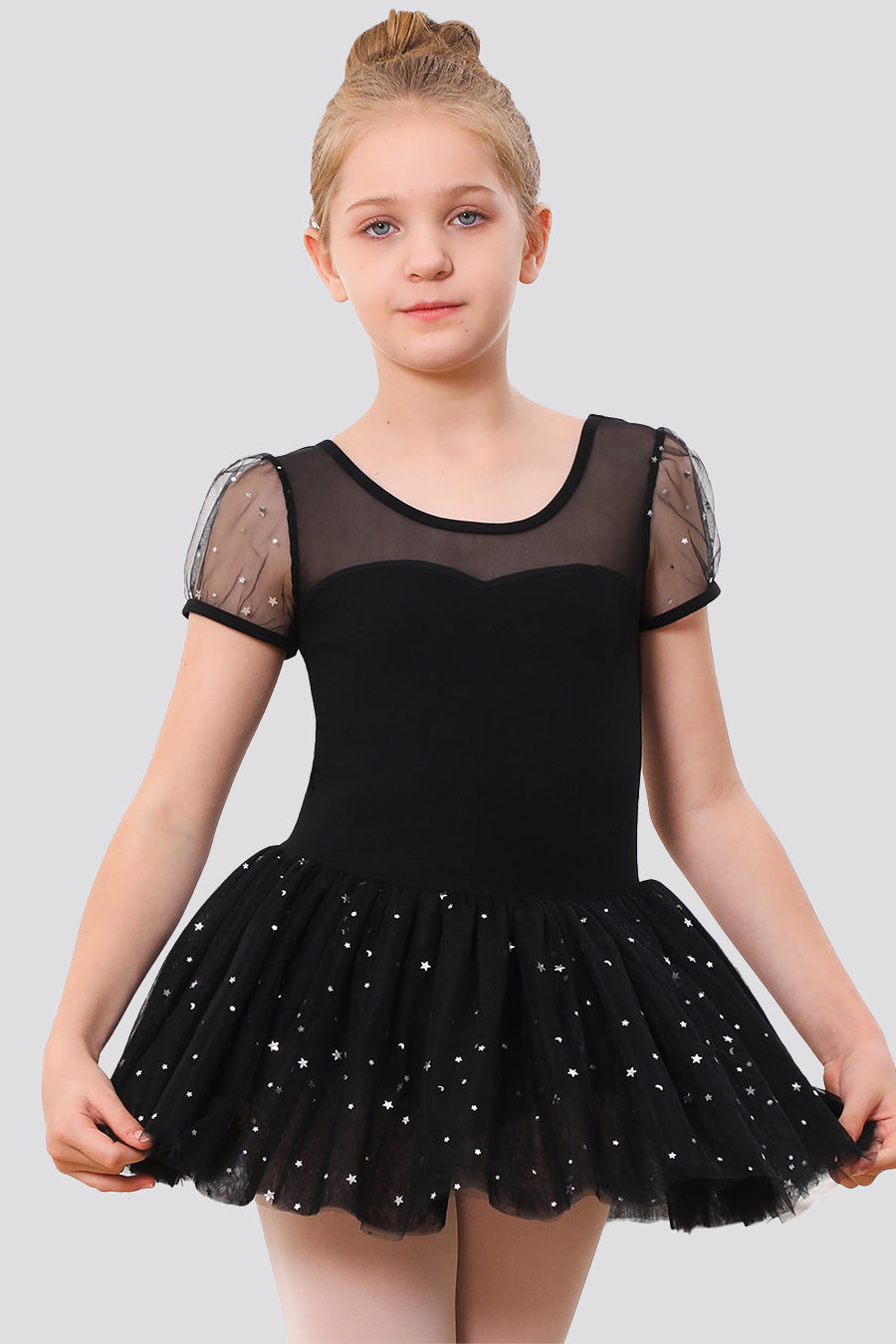 Front view black ballet dress